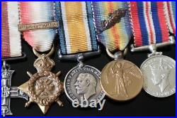Original WW1 And WW2 Miniature Medal Group Of 7