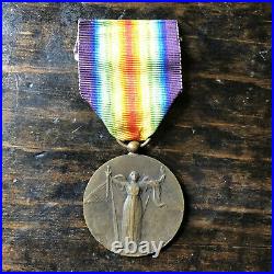 Original WW1 French Inter-allied Victory Medal Model Charles