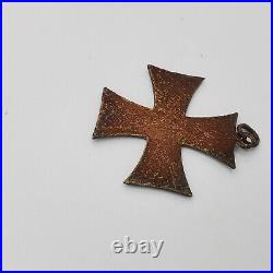 Original WW1 German Kreuz Preussen Landwehr 1914 Cross Prussian medal oldaward