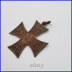 Original WW1 German Kreuz Preussen Landwehr 1914 Cross Prussian medal oldaward