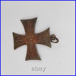 Original WW1 German Kreuz Preussen Landwehr 1914 Cross Prussian medal oldaward