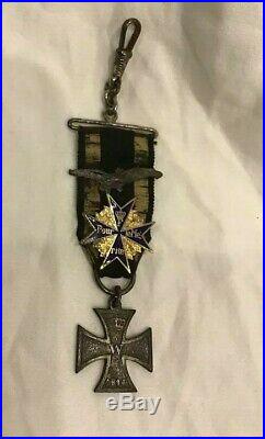 Original WW1 WWI German Iron Cross 2nd class With Pour Le Merite Blue Max Medal