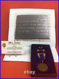 Original WW2 Air Medal Name Engraved Korea Vietnam Researched 3 War Vet