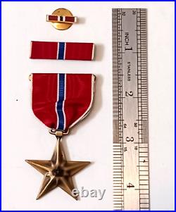 Original WW2 Bronze Star Medal Set With Box