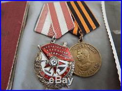 Original WW2 Order/Medal Group Liaison Officer 3rd Tank Army