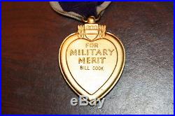 Original WW2 US Army named medal