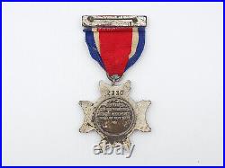 Original WWII New York Conspicuous Service Cross Numbered & Named