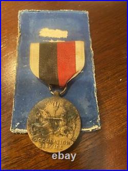 Original WWII US Navy Occupation Service Medal