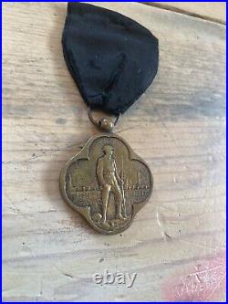Original WWI US Army 88th Infantry France Victory Service Medal Great War