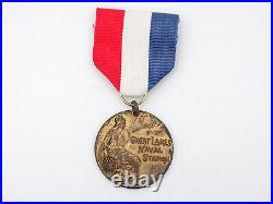 Original WWI US Navy 1918 Great Lakes Naval Station Medal