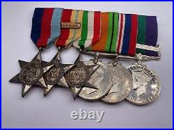 Original World War Two Medal Grouping, Cpl. Innis, Palestine GSM