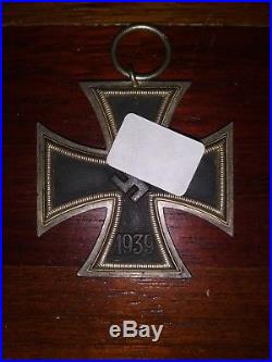 Original World War WW II 2 GERMAN Iron Cross 2nd Second Class Medal 1813-1939