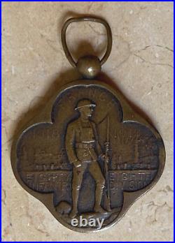 Original! Ww1 Us Army 88th Clover Leaf Division France 1918-1919 Medal