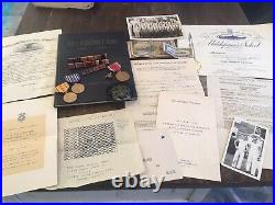 Original Wwii Usn Officer Grouping Pto Cornell Midshipman Medals Etc