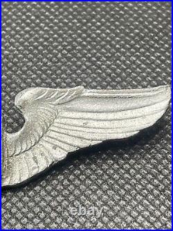 Original Wwii Ww2 U. S. American Military Pilot's Pow Wings Camp Made