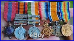 Original old Boer war /ww1 miniature medal group