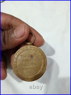 Original vintage The Victory Medal Bronze disk, 36mm diameter
