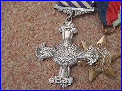 Original ww2 RAF Pathfinder DFC medal group, log book photos etc
