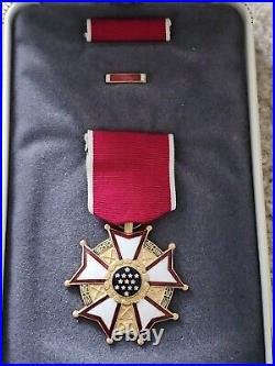 POST WWII US Army Legion Of Merit Medal Cased Set