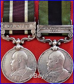 Pre Ww1 British Army Tibet & India General Service Medal Conductor S & T Corps