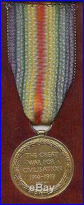 Pair of World War 1 Canada Victory & Service Medals SPR. A. VASSIE R. E