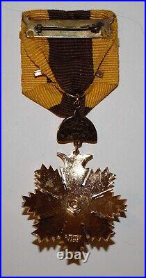 Philippines Knight of the Order of Rizal Breast Badge Medal in Gilt & Enamel
