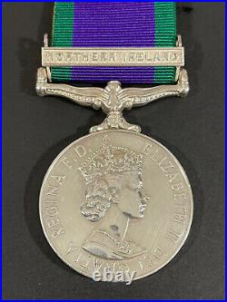 Post WW2, Campaign Service Medal (GSM), Northern Ireland Clasp, REME