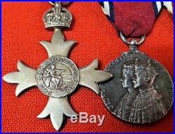 Post Ww1 Era Order Of The British Empire, Jubilee & Coronation Medal Group