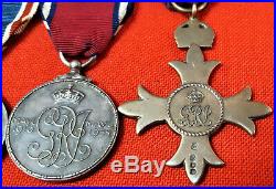 Post Ww1 Era Order Of The British Empire, Jubilee & Coronation Medal Group