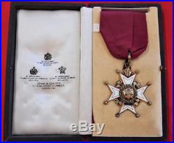 Post Ww2 Cased Medal The Most Honourable Order Of The Bath (c. B.) Military