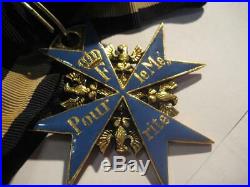 Pour le Merite award wagner highest award WW I 938 rare medal hard enamel