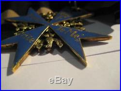 Pour le Merite award wagner highest award WW I 938 rare medal hard enamel