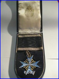 Pour le Merite with marker 935 case of jeweller Rothe rare original medal WW I