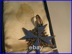Pour le Merite with marker 935 case of jeweller Rothe rare original medal WW I