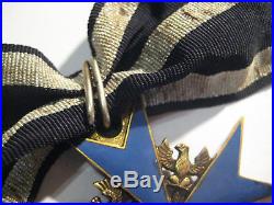 Pour le Meritestamp 938 and ribbon oak leaves highest award WW I antique medal