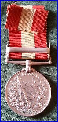 Pre-WW1 Canadian General Service Medal, Fenian Raid Melbourne I Company