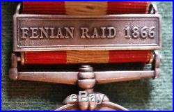 Pre-WW1 Canadian General Service Medal-Fenian Raids-4th Chasseurs