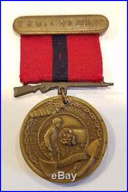Pre WW1 USMC Good Conduct Medal Named And Numbered