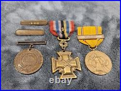 Pre WW2 Navy Good Conduct/ UDC Medal Grouping Career Navy Man Engraved Named
