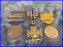 Pre WW2 Navy Good Conduct/ UDC Medal Grouping Career Navy Man Engraved Named