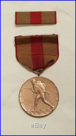 Pre WW2 USMC Expeditionary Medal Numbered Minty Very Rare