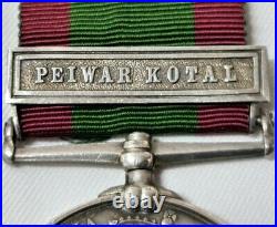 Pre Ww1 British Army Afghanistan Medal Peiwar Kotal Pte Wood 8th Foot Liverpool
