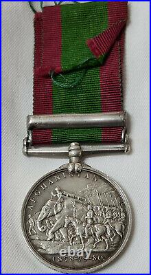 Pre Ww1 British Army Afghanistan Medal Peiwar Kotal Pte Wood 8th Foot Liverpool