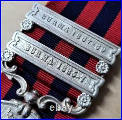 Pre Ww1 British Army India General Service Medal Burma Ochiltree Royal Artillery