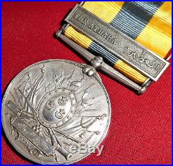 Pre Ww1 British Egyptian Army Khedives Sudan Medal Atbara Bar Northumberland Fus