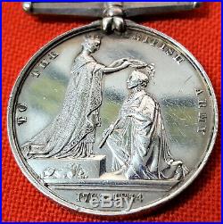 Pre Ww1 British Military General Service Medal G. Fletcher 3rd Dragoon Guards