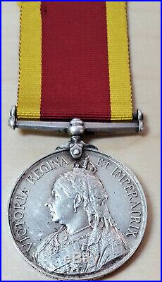 Pre Ww1 British Navy China Medal 1900 A. B. G. Sowden Hms Humber Boxer Rebellion