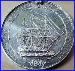 Pre Ww1 British Navy Long Service Good Conduct Medal Stoker Johnson Hms Fearless