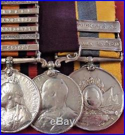 Pre Ww1 DCM Boer War Gallantry & Sudan Campaign Medal Group Warwickshire Regt