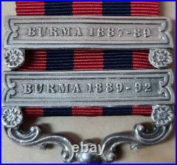 Pre Ww1 India General Service Medal 1521 Drummer Tyte 1st Hampshire Regiment